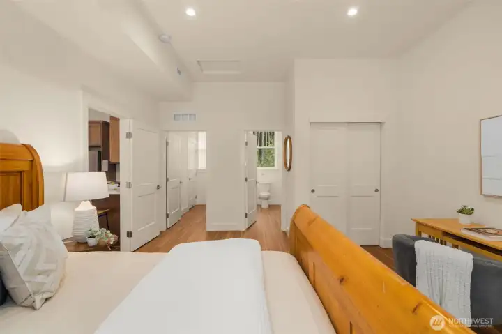 Guest house laundry and bath!