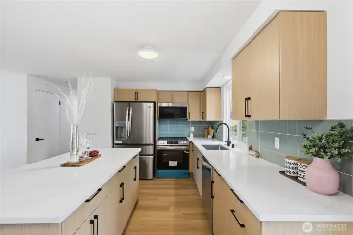 Open Living/Dining/Kitchen