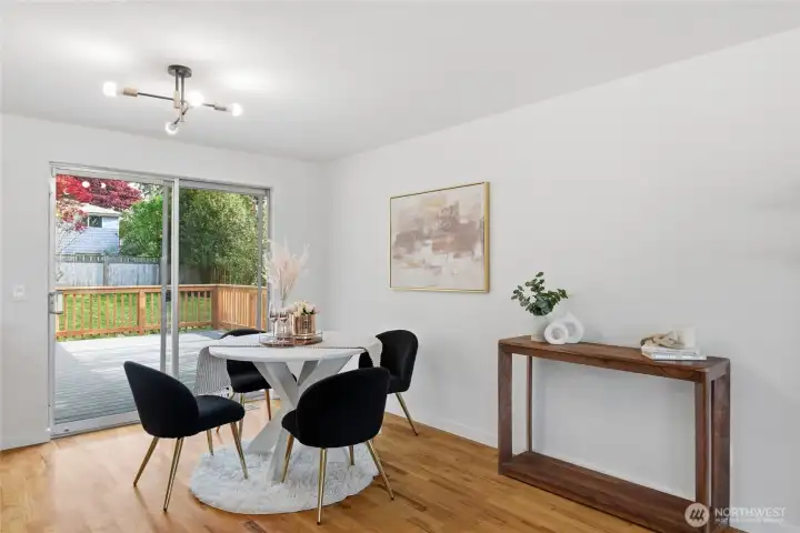 Open Living/Dining/Kitchen