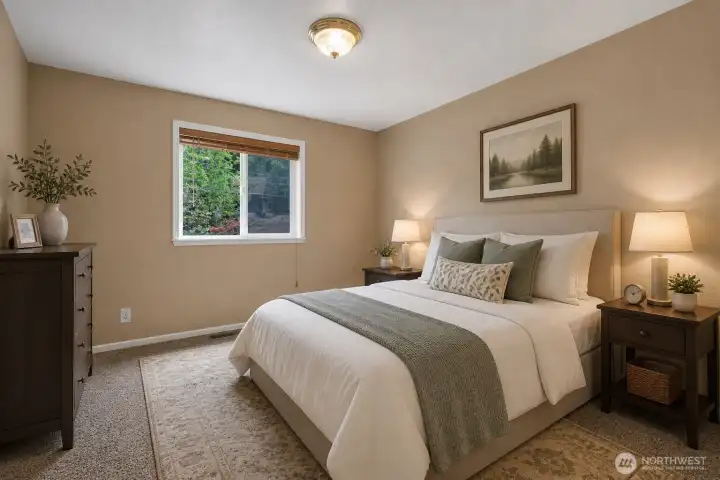 Guest Bedroom - Virtually Staged