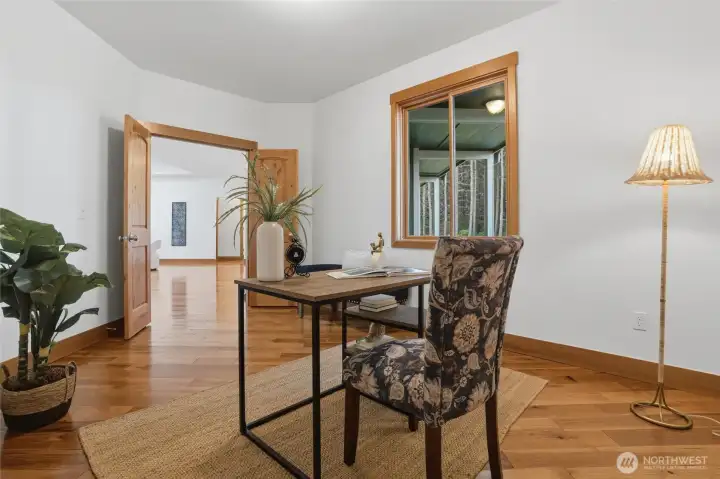 This space would be perfect for a Den, Home Office, or Media Room