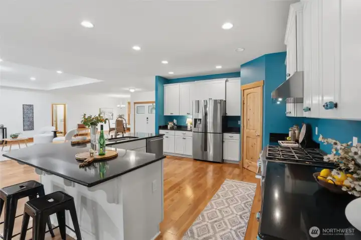 Kitchen with pantry
