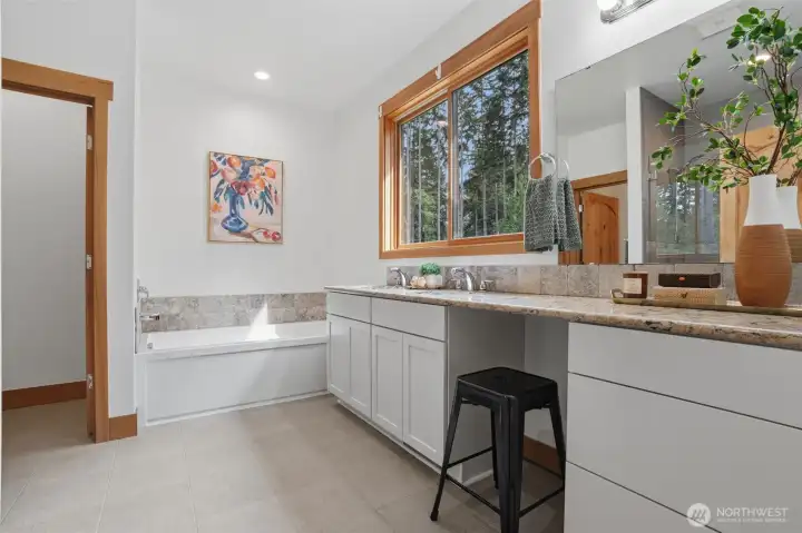 Primary Ensuite with double sinks