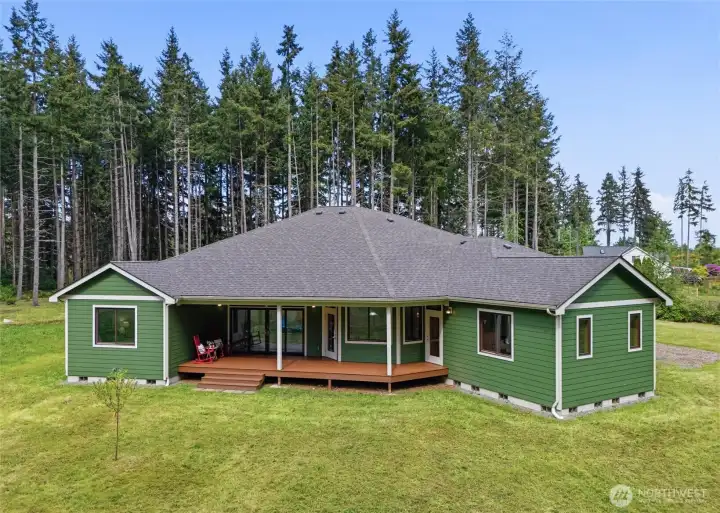 Covered back deck