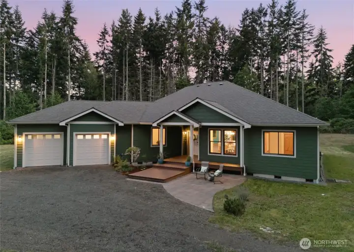 Enjoy a chorus of birdsong while enjoying the sunset at your new home