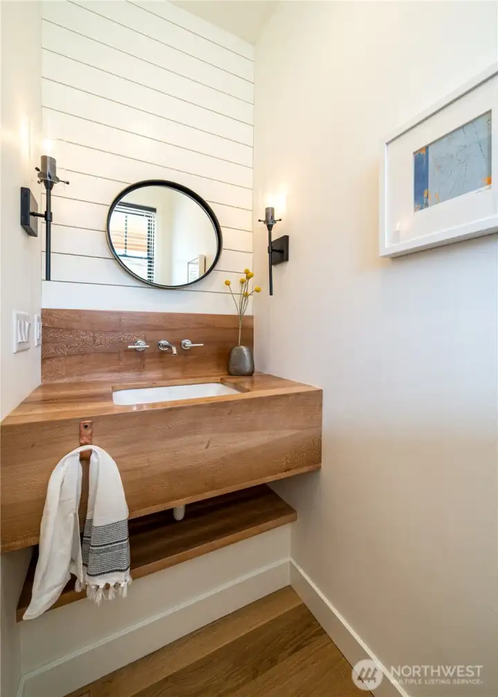 Main level Powder Room.