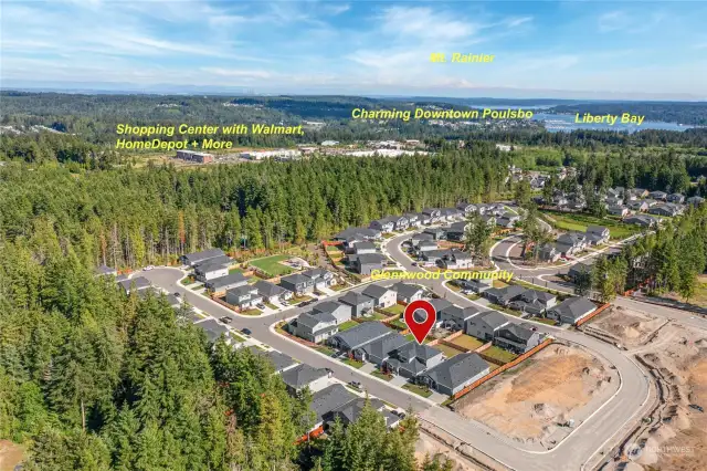Fabulous location close to Poulsbo shopping and not far from Silverdale amenities