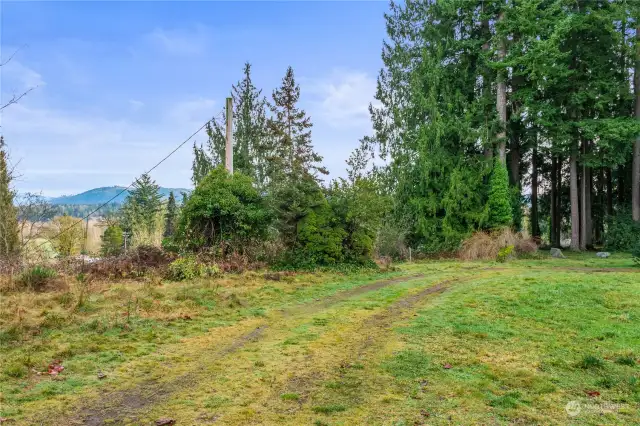 Facing East, looking towards Cascade Mountain view, Terrace Park with Trees.