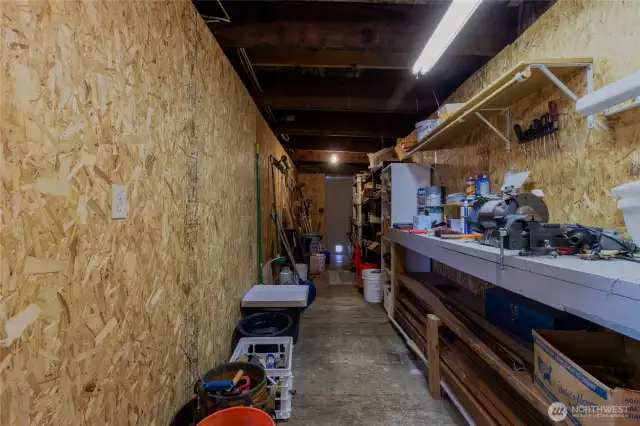 Inside of Storage Building