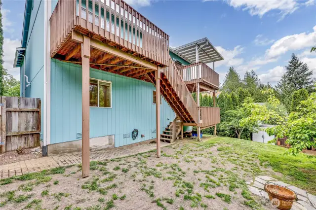 Backyard is fully fenced!