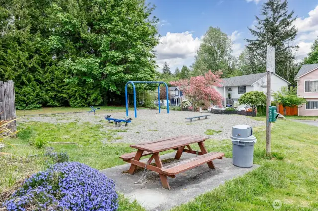 Neighborhood park is just across the street!