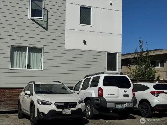 3rd Parking space from the right