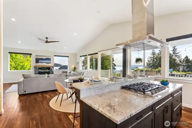 Upstairs Living space kitchen view