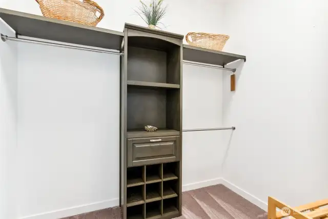 Primary closet