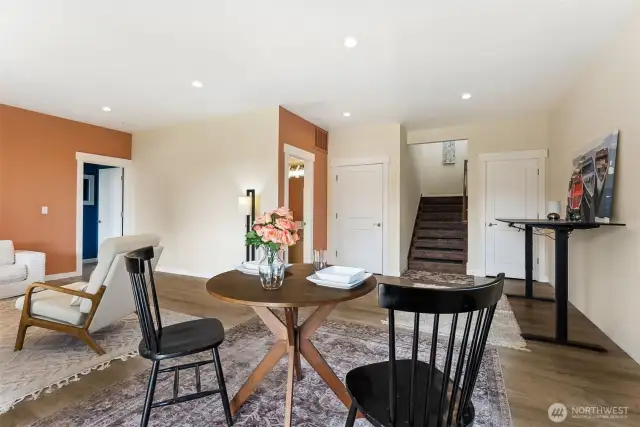 Lower level living space
