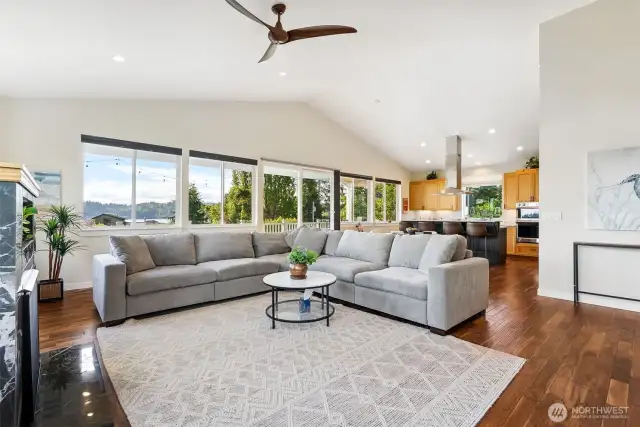 Main upstairs living area