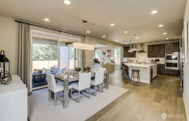 Dining Room & Kitchen/Model Home/Not Actual