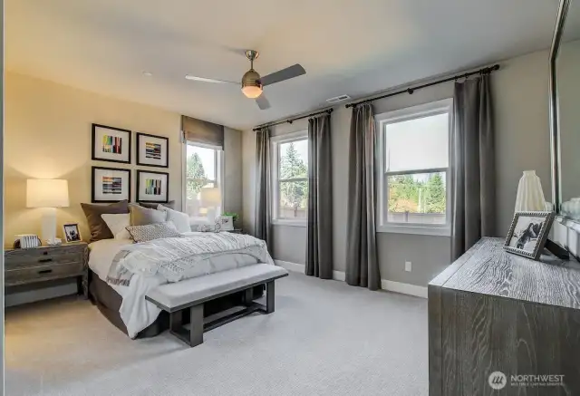 Owners Bedroom/Model Home/Not Actual