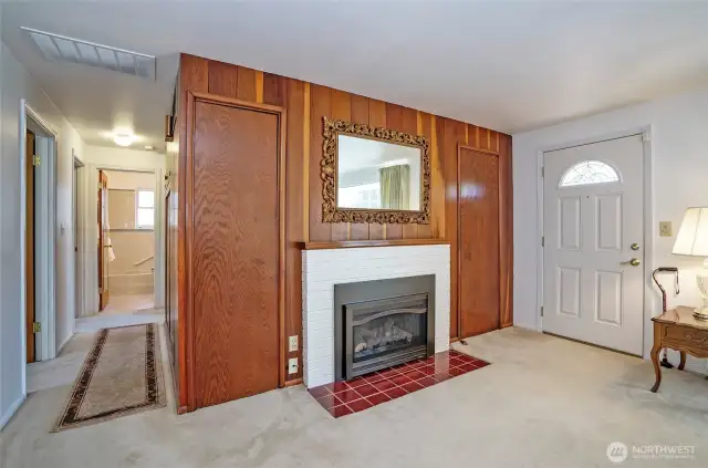 A seamless flow from the living area to the hallway connects you to the bedrooms and bathroom with ease.