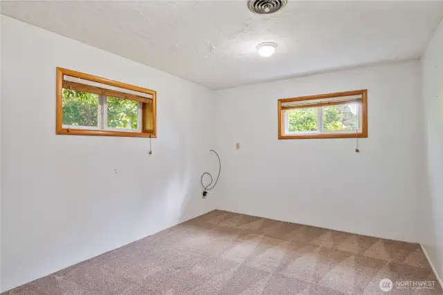 Bonus room is also on the lower level