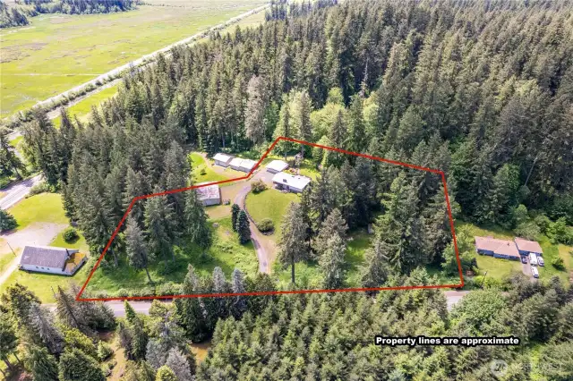 The property backs up to Seaquest State Park