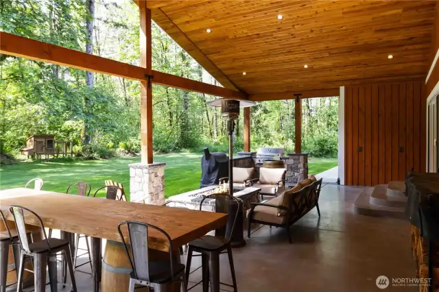 Year round outdoor entertainment