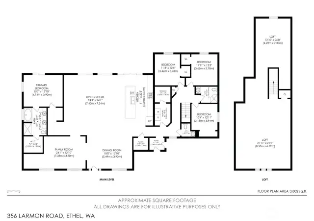 Home layout with bonus space above garage