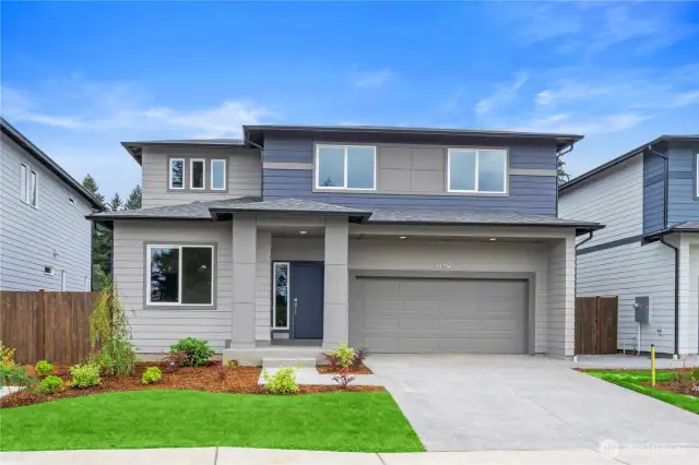 Rendering of home. Not photo of actual home