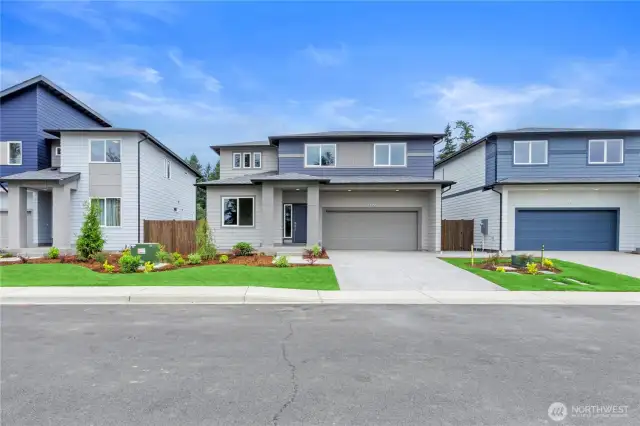 Rendering of home. Not photo of actual home