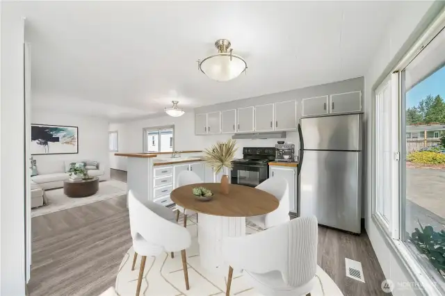 Kitchen with Eating Space