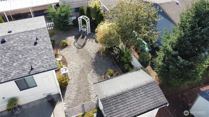 Spacious Low maintenance back yard