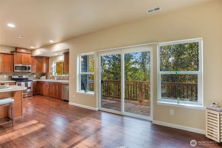 Doors to a brand new deck