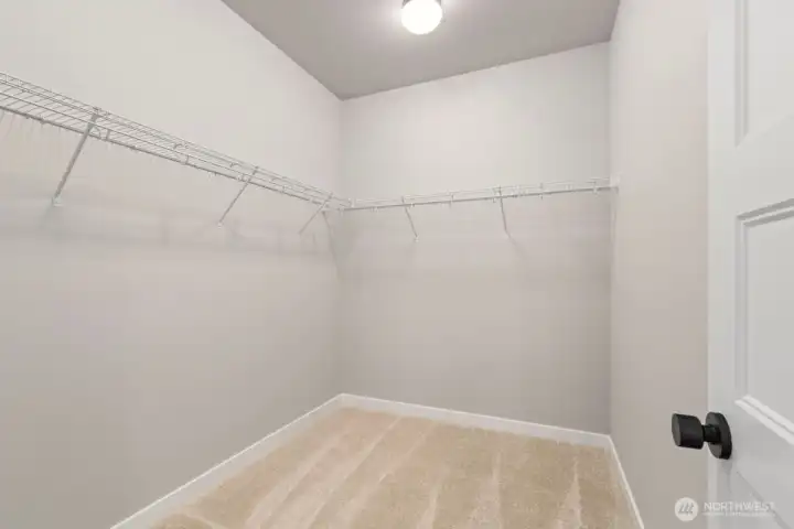 Owner's Suite walk-in closet.