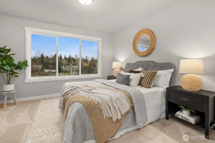 Upper level bedroom.