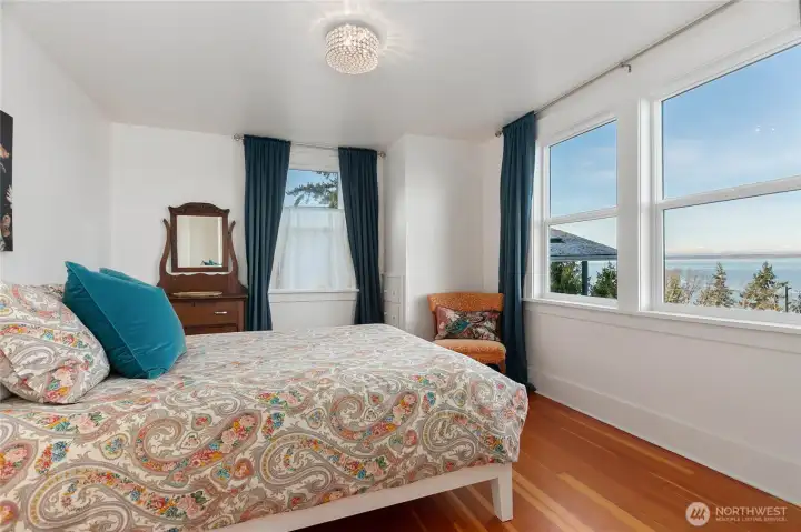 First upstairs bedroom in the back of the home