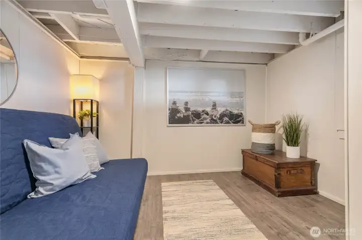 Secondary room on the lower level