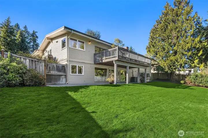 A great, fully-fenced backyard makes for endless opportunities.