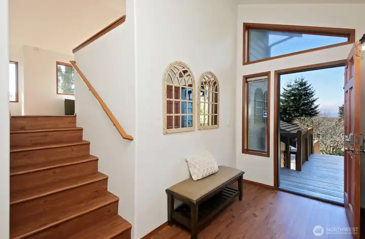 Sellers installed luxury vinyl in every room throughout the house for a fresh start...  The interior was also just painted!