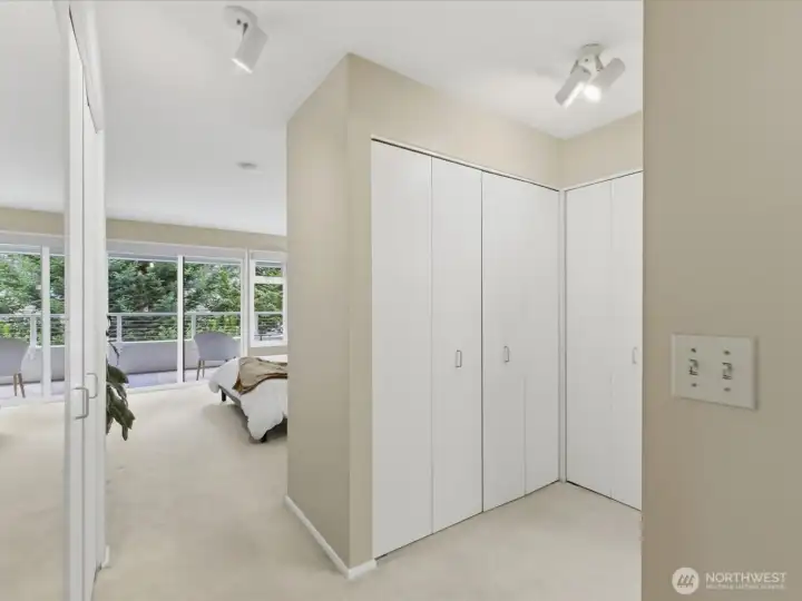 Primary Closets (3 HUGE closets!)