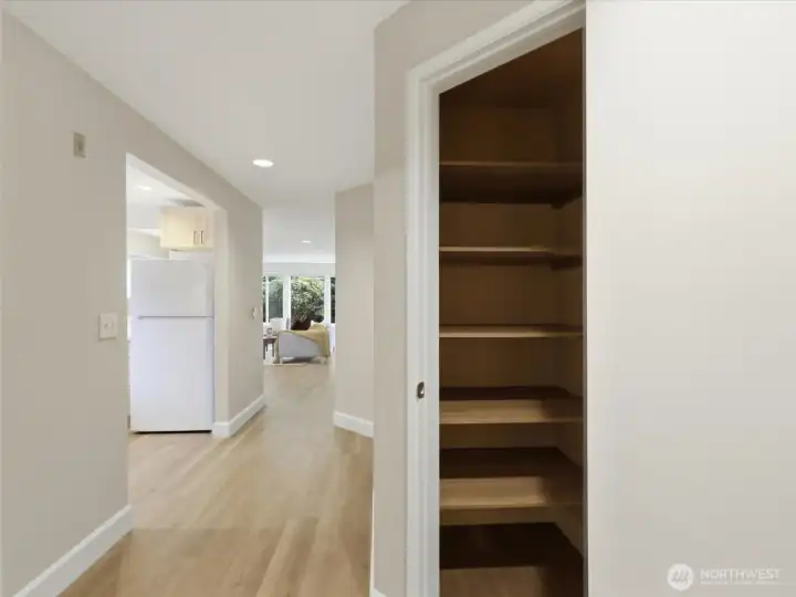 Hallway with Closet Space
