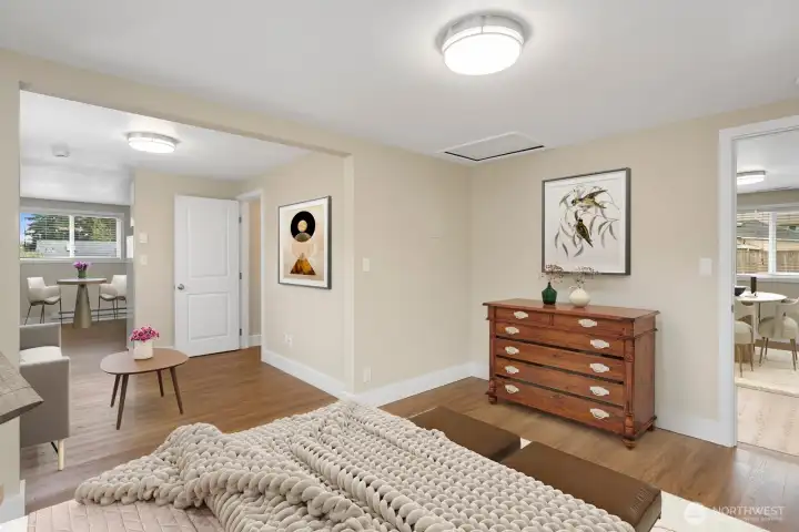 Spacious secondary living area offering flexible, multi-use living options