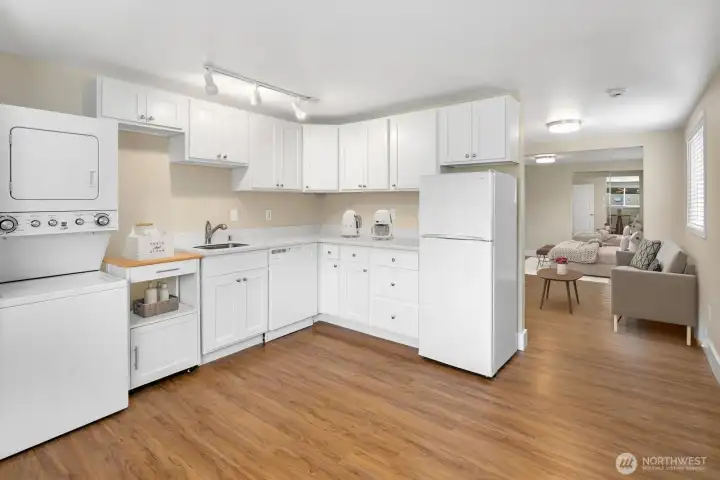 Secondary living space with kitchenette, perfect for multi-generational living or guest use