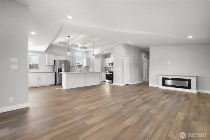 "Same model but different home pictured"