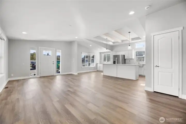 "Same model but different home pictured"