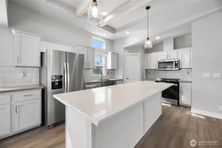 "Same model but different home pictured"