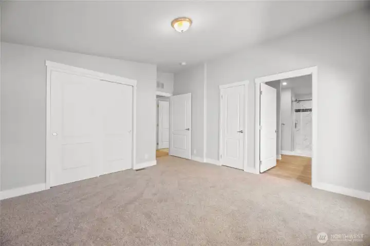 "Same model but different home pictured"