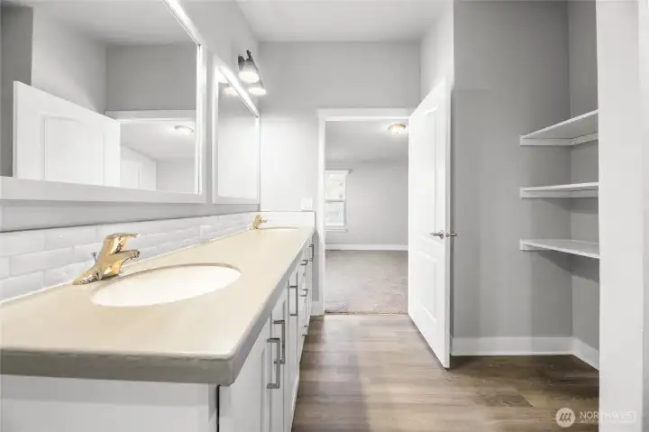 "Same model but different home pictured"