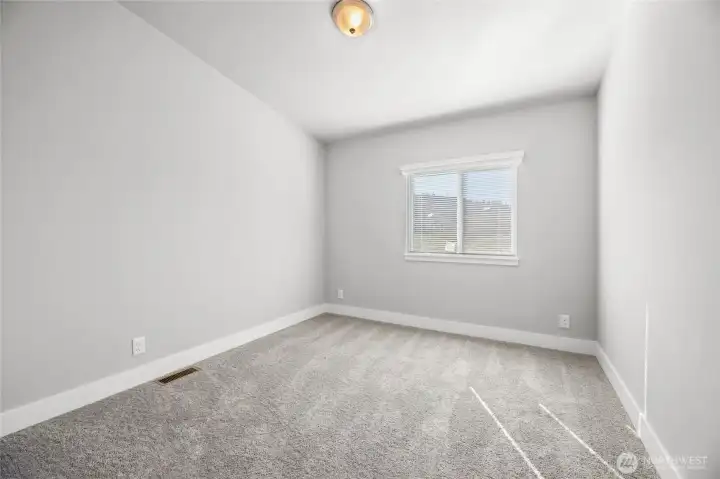 "Same model but different home pictured"