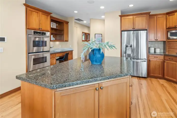 Spacious kitchen for entertaining and preparing meals.