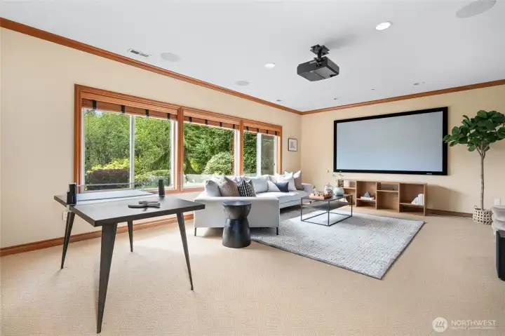 Screen your favorite film or the big game.